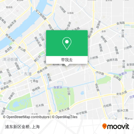 浦东新区金桥地图