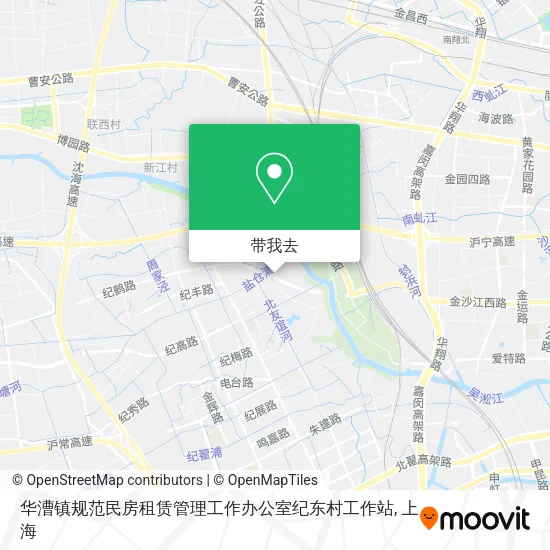 华漕镇规范民房租赁管理工作办公室纪东村工作站地图
