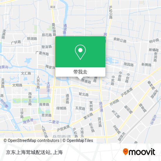 京东上海茸城配送站地图