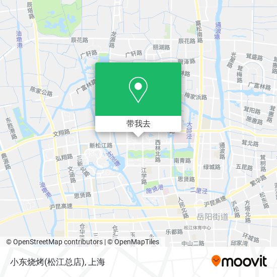 小东烧烤(松江总店)地图