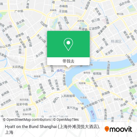 Hyatt on the Bund Shanghai (上海外滩茂悦大酒店)地图