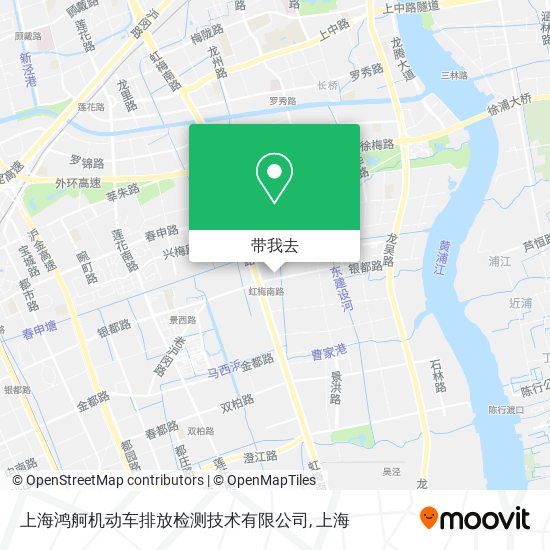 上海鸿舸机动车排放检测技术有限公司地图
