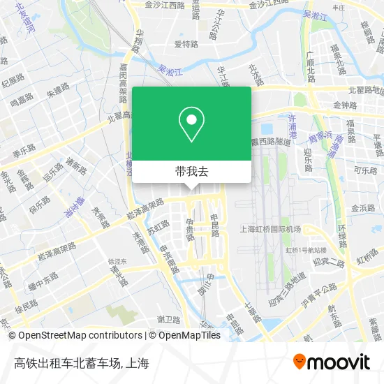高铁出租车北蓄车场地图