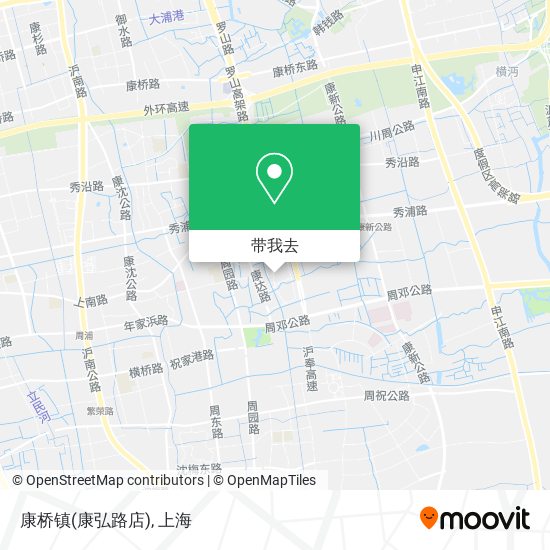 康桥镇(康弘路店)地图