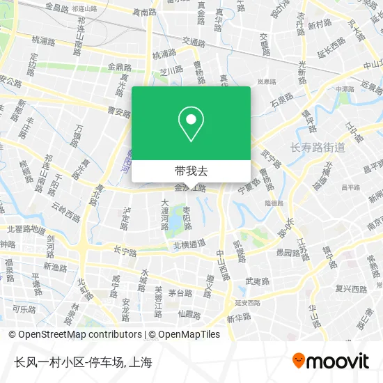 长风一村小区-停车场地图