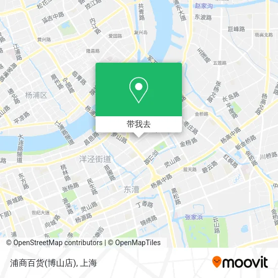 浦商百货(博山店)地图