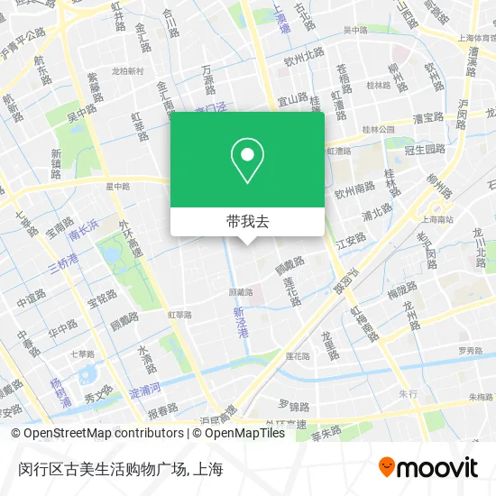 闵行区古美生活购物广场地图
