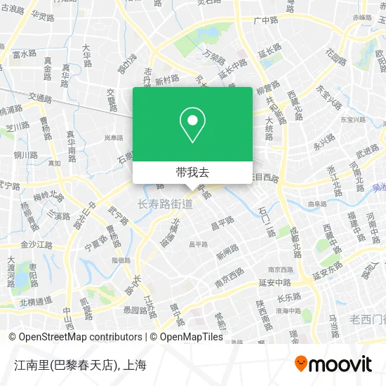 江南里(巴黎春天店)地图