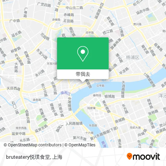 bruteatery悦璞食堂地图