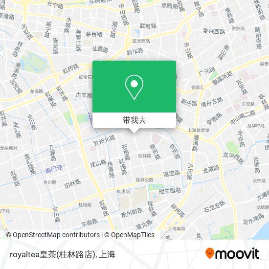 royaltea皇茶(桂林路店)地图