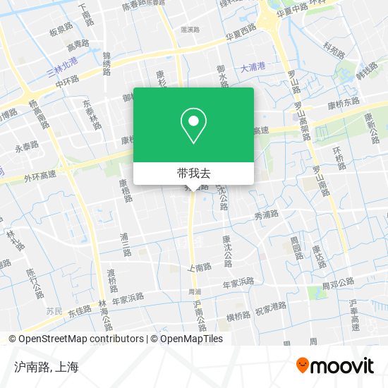 沪南路地图