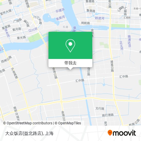 大众饭店(益北路店)地图