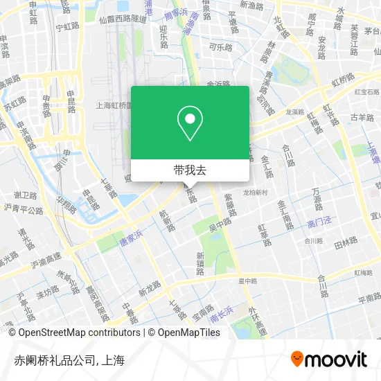 赤阑桥礼品公司地图