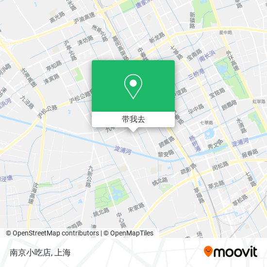 南京小吃店地图