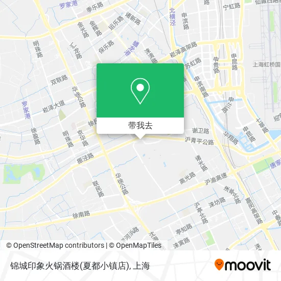 锦城印象火锅酒楼(夏都小镇店)地图