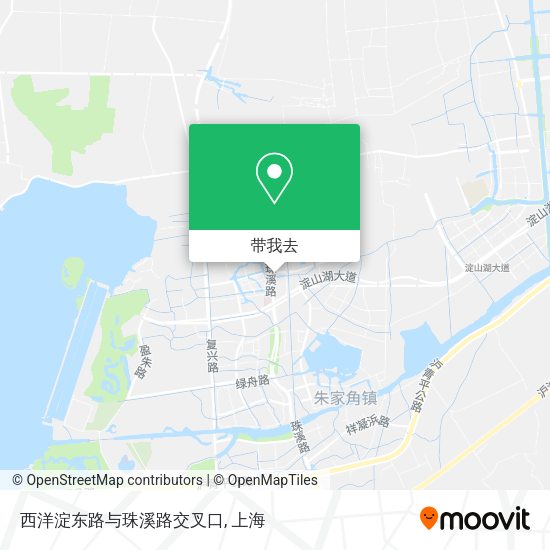 西洋淀东路与珠溪路交叉口地图