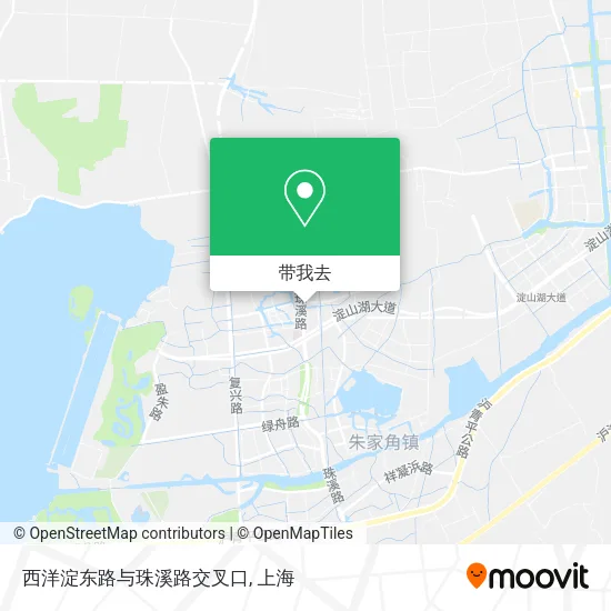 西洋淀东路与珠溪路交叉口地图