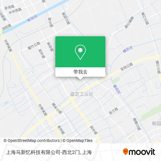 上海马新忆科技有限公司-西北2门地图