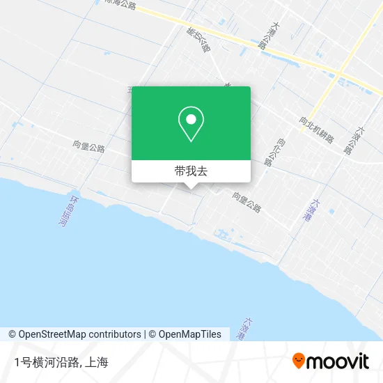 1号横河沿路地图
