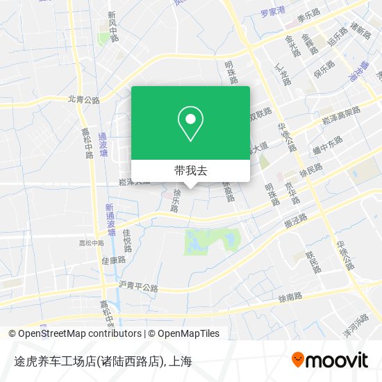 途虎养车工场店(诸陆西路店)地图