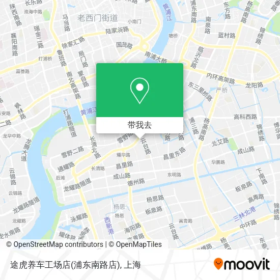 途虎养车工场店(浦东南路店)地图