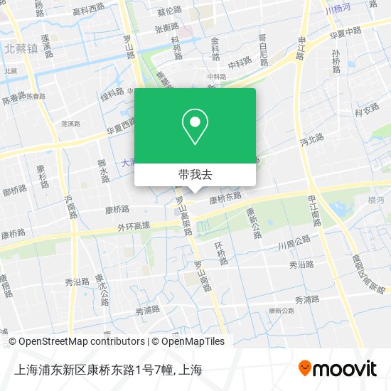 上海浦东新区康桥东路1号7幢地图