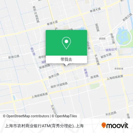 上海市农村商业银行ATM(育秀分理处)地图