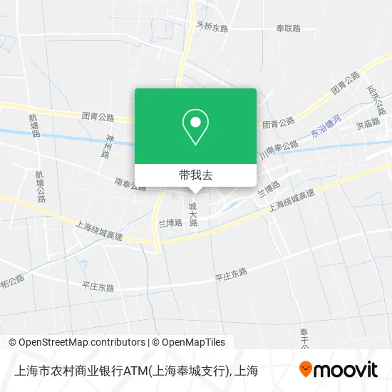 上海市农村商业银行ATM(上海奉城支行)地图