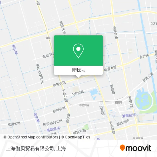 上海伽贝贸易有限公司地图