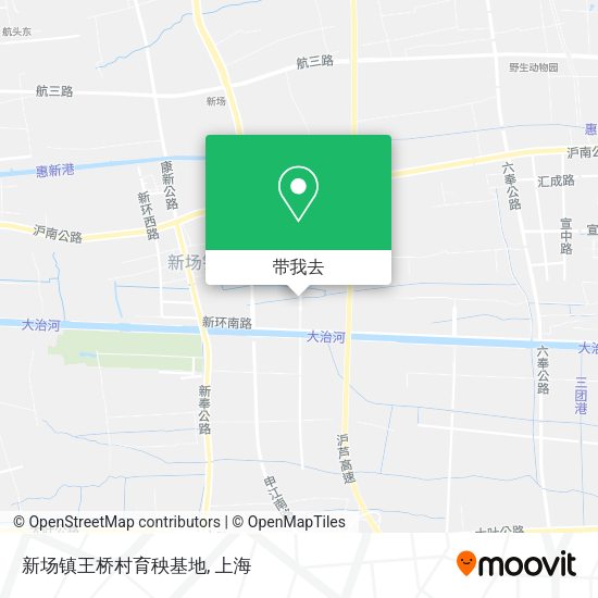 新场镇王桥村育秧基地地图