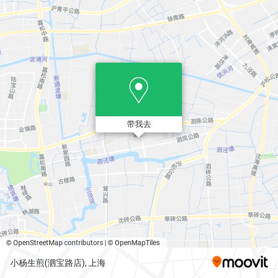 小杨生煎(泗宝路店)地图