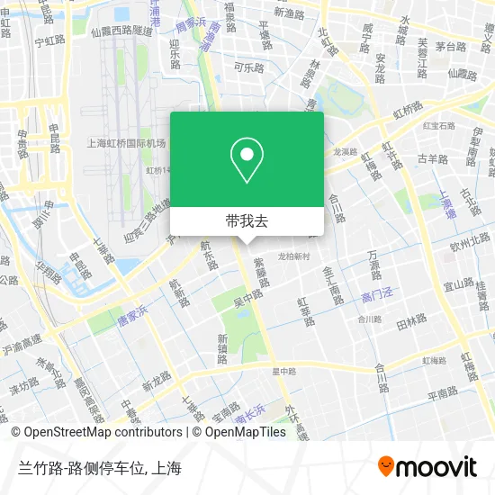 兰竹路-路侧停车位地图