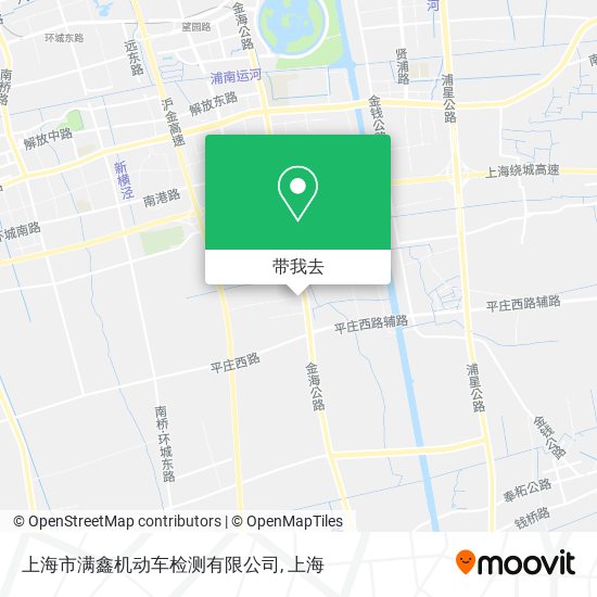 上海市满鑫机动车检测有限公司地图