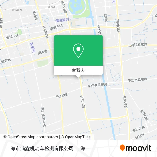 上海市满鑫机动车检测有限公司地图