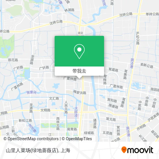 山里人菜场(绿地蔷薇店)地图