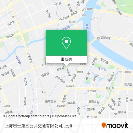 上海巴士第五公共交通有限公司地图