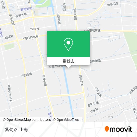 紫甸路地图