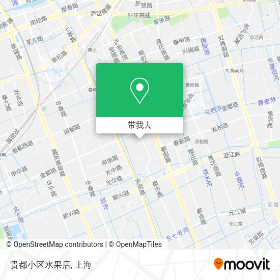 贵都小区水果店地图
