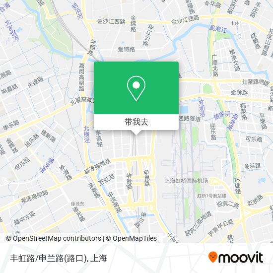 丰虹路/申兰路(路口)地图
