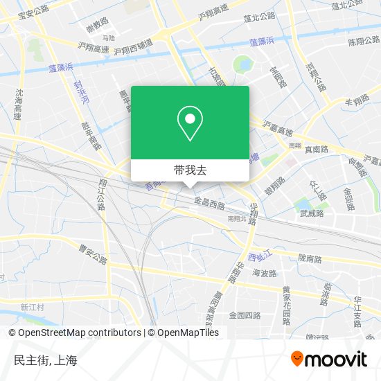 民主街地图