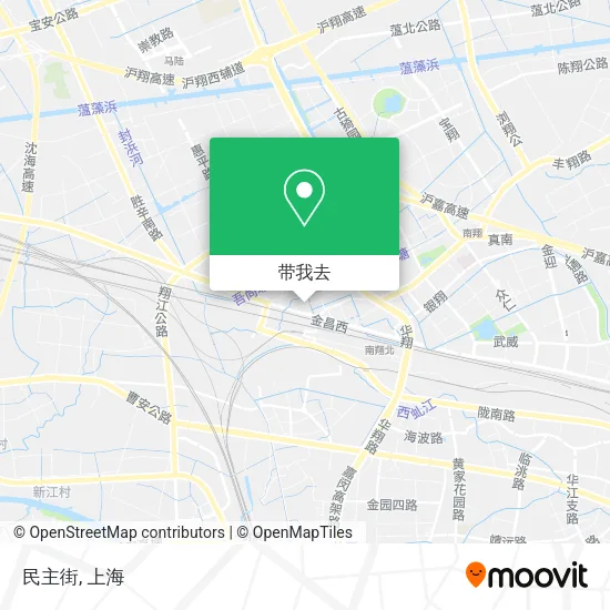 民主街地图