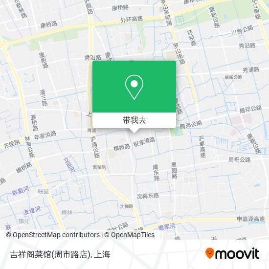 吉祥阁菜馆(周市路店)地图