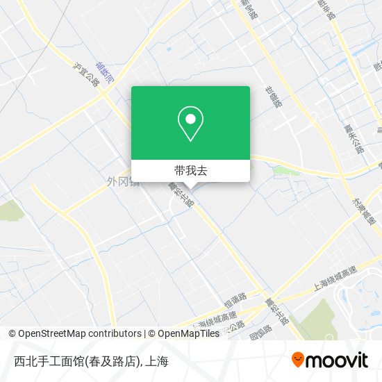 西北手工面馆(春及路店)地图