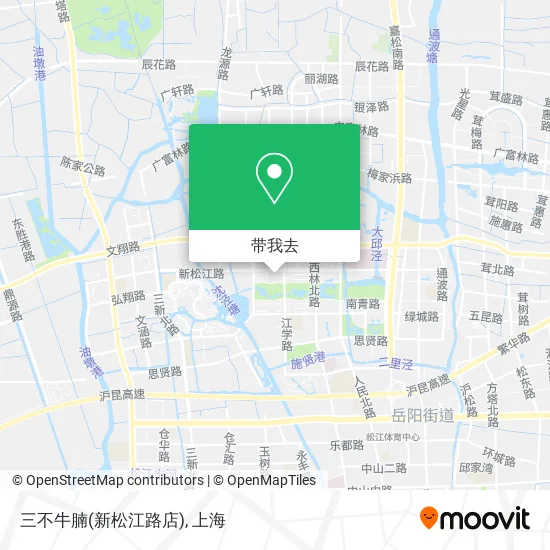 三不牛腩(新松江路店)地图