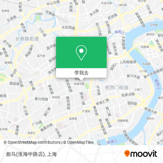 彪马(淮海中路店)地图