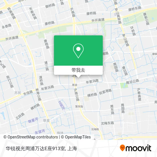 华锐视光周浦万达E座913室地图