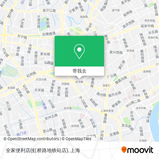 全家便利店(虹桥路地铁站店)地图