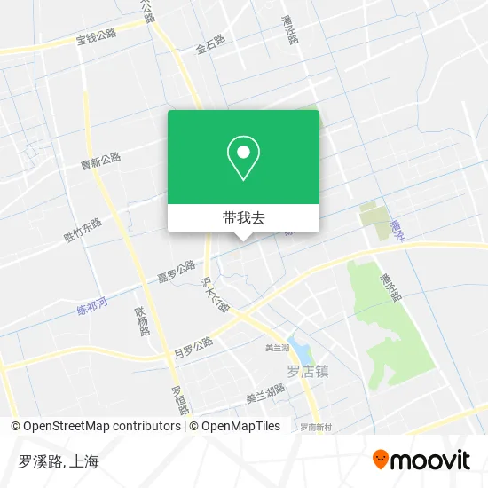 罗溪路地图