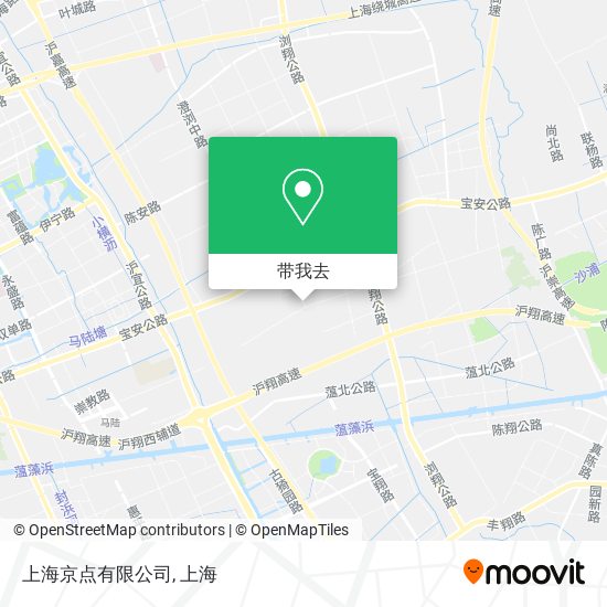 上海京点有限公司地图