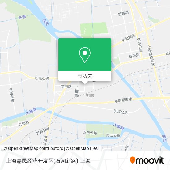 上海惠民经济开发区(石湖新路)地图